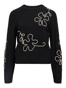 OBJLANEY RUBIN LS PULLOVER NOOS black