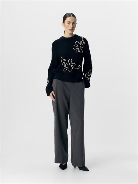 OBJLANEY RUBIN LS PULLOVER NOOS black