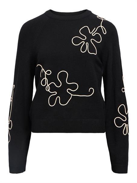 OBJLANEY RUBIN LS PULLOVER NOOS black