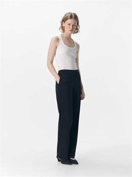 OBJLISA MW STRAIGHT PANT NOOS black