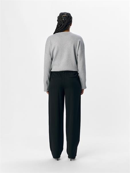 OBJLISA MW STRAIGHT TIE PANT DIV black