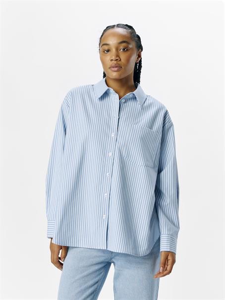 OBJLISA OZ L/S SHIRT AOP DIV cloud dancer