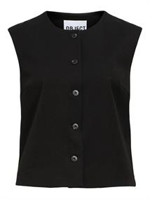 OBJLISA RE WAISTCOAT DIV black