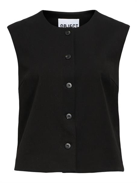 OBJLISA RE WAISTCOAT DIV black