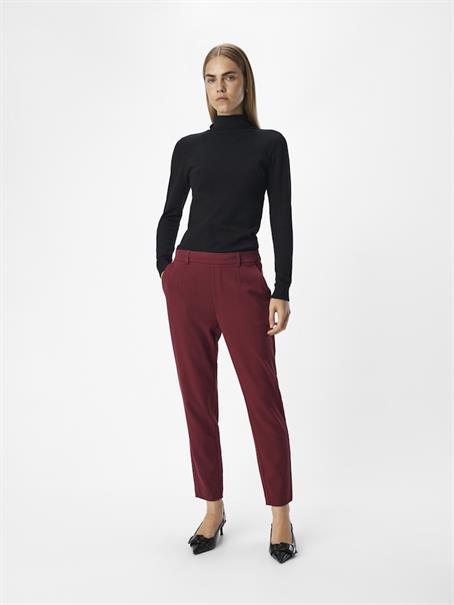 OBJLISA SLIM PANT NOOS cabernet