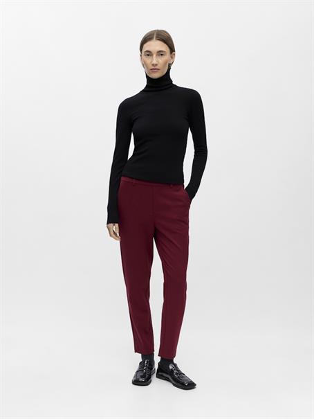 OBJLISA SLIM PANT NOOS cabernet