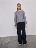 OBJLISA WIDE PANT AOP NOOS black