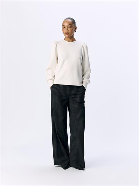 OBJLISA WIDE PANT AOP NOOS black