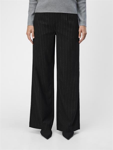 OBJLISA WIDE PANT AOP NOOS black
