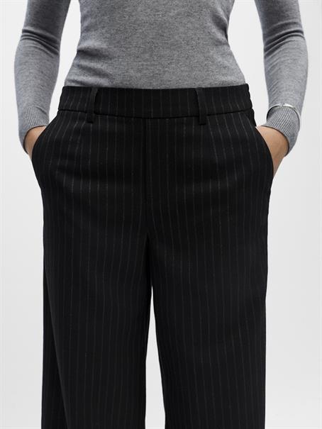 OBJLISA WIDE PANT AOP NOOS black
