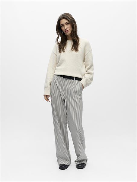 OBJLISA WIDE PANT AOP NOOS cloud dancer2