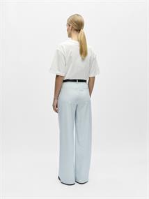 OBJLISA WIDE PANT AOP NOOS cloud dancer