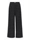 OBJLISA WIDE PANT AOP NOOS dark grey melange