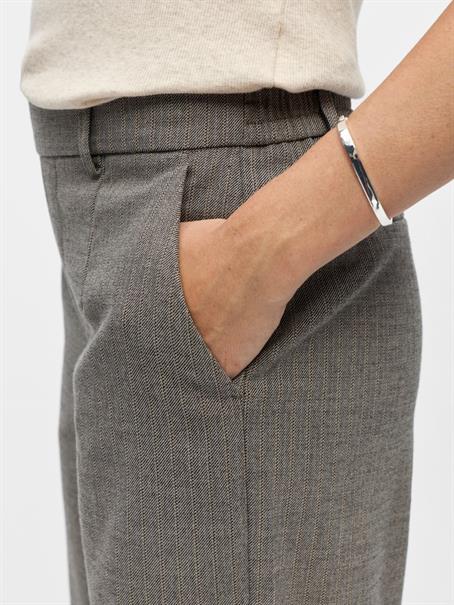 OBJLISA WIDE PANT AOP NOOS grey