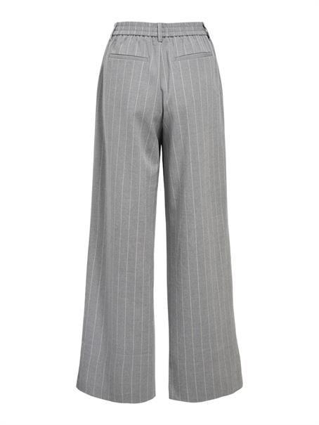 OBJLISA WIDE PANT AOP NOOS medium grey melange