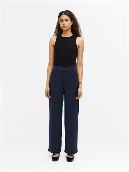 OBJLISA WIDE PANT NOOS dunkelblau2