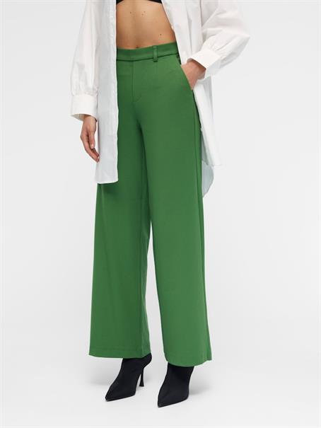 OBJLISA WIDE PANT NOOS dunkelgrün1