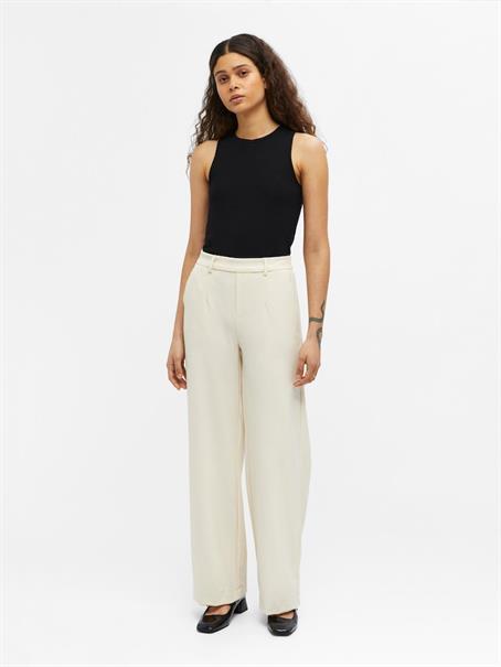 OBJLISA WIDE PANT NOOS hellgrau2