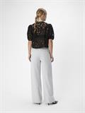 OBJLISA WIDE PANT NOOS light grey melange