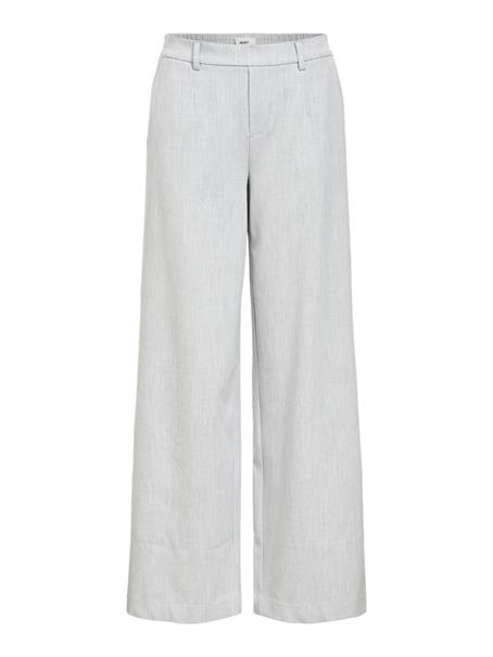 OBJLISA WIDE PANT NOOS light grey melange
