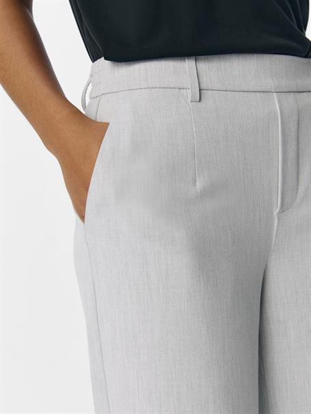 OBJLISA WIDE PANT NOOS light grey melange