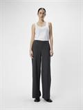OBJLISA WIDE PANT NOOS medium grey melange