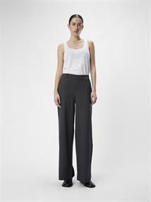 OBJLISA WIDE PANT NOOS medium grey melange