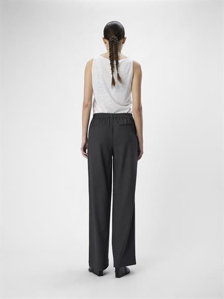 OBJLISA WIDE PANT NOOS medium grey melange