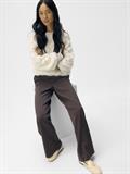 OBJLISA WIDE PANT NOOS seal brown