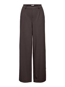 OBJLISA WIDE PANT NOOS seal brown