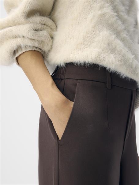 OBJLISA WIDE PANT NOOS seal brown