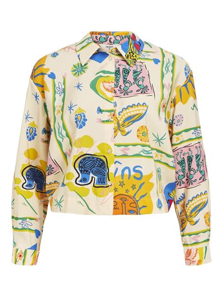 OBJMARTHA L/S SHIRT 132 sandshell