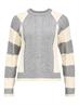 OBJMEG LS LO O-NECK CABLE KNIT DIV medium grey melange