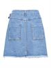 OBJMELIA MW SHORT SKIRT 138 light blue denim
