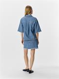 OBJMELIA MW SHORT SKIRT 138 light blue denim