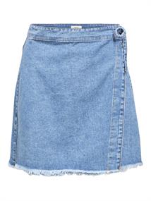 OBJMELIA MW SHORT SKIRT 138 light blue denim