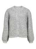 OBJMERLE LS LO KNIT BOMBER NOOS medium grey melange