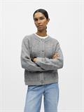 OBJMERLE LS LO KNIT BOMBER NOOS medium grey melange