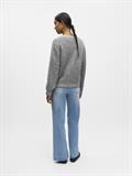 OBJMERLE LS LO KNIT BOMBER NOOS medium grey melange
