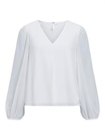 OBJMILA RE L/S V-NECK TOP NOOS cloud dancer