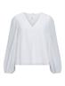 OBJMILA RE L/S V-NECK TOP NOOS cloud dancer