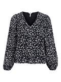 OBJMILA RE L/S V-NECK TOP NOOS sandshell