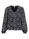 OBJMILA RE L/S V-NECK TOP NOOS sandshell