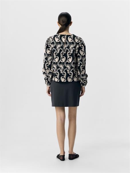 OBJMYA RE L/S TOP NOOS black