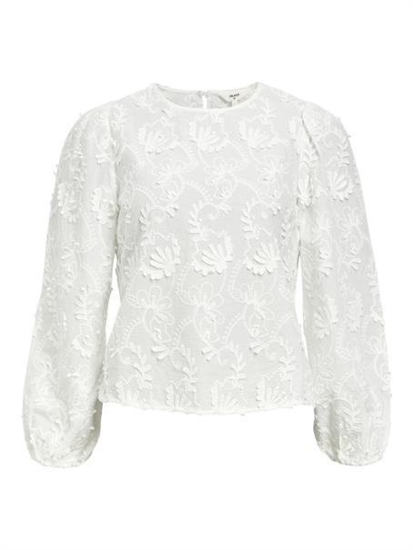 OBJMYA RE L/S TOP NOOS cloud dancer