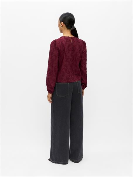 OBJMYA RE L/S TOP NOOS windsor wine