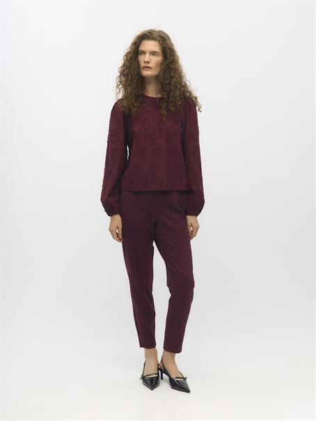 OBJMYA RE L/S TOP NOOS windsor wine