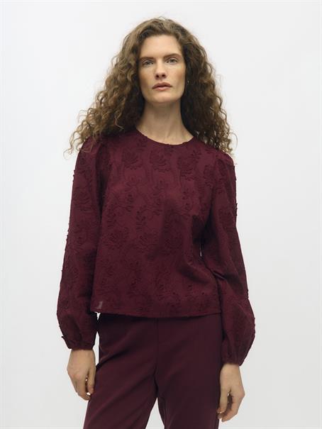 OBJMYA RE L/S TOP NOOS windsor wine