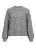 OBJNANA L/S LO KNIT PULLOVER 141 DIV medium grey melange