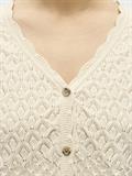 OBJNOA L/S V-NECK KNIT CARDIGAN NOOS birch